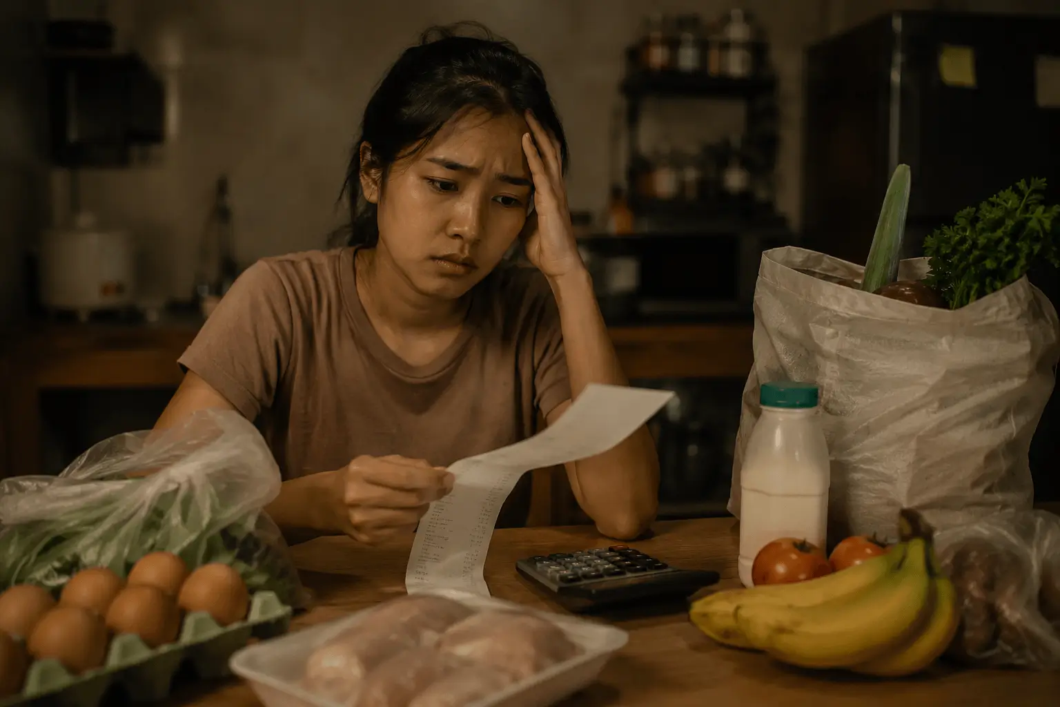Anak muda menghadapi kenaikan biaya hidup di tengah perubahan iklim dan harga pangan yang meningkat.